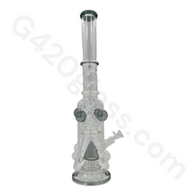 Load image into Gallery viewer, 21 Inch The LOOKAH Glass Monster Quad Pipe | Bongs
