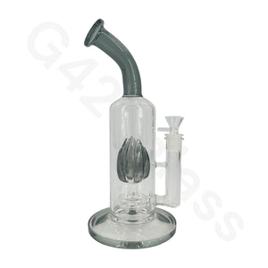 11 Inch Flower Bud Water Pipe Hookah Glass Bongs Oil Rigs