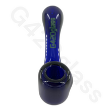 Load image into Gallery viewer, 6 Inch Sherlock Style Hand Pipe | G420glass Spoon Pipe

