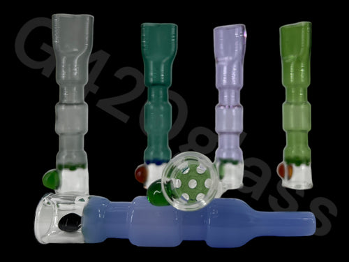 7 air hole glass chillum