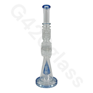 17.3 Inch LOOKAH Conical Megacomplex Glass Bong | Water Pipes