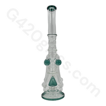 Load image into Gallery viewer, 21 Inch The LOOKAH Glass Monster Quad Pipe | Bongs
