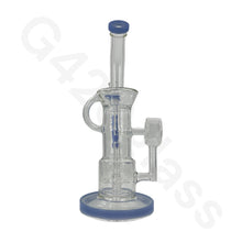 Load image into Gallery viewer, 12 Inch Complicated Water Pipe Recycler Hookah Glass Bongs Oil Rigs Multi Filter Bong
