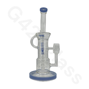 12 Inch Complicated Water Pipe Recycler Hookah Glass Bongs Oil Rigs Multi Filter Bong