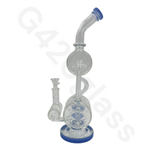 Load image into Gallery viewer, 15 Inch LOOKAH Transparency Water Pipe | Glass Bong
