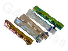 Load image into Gallery viewer, Gorgeous Beautiful Chillum Glass Pipe
