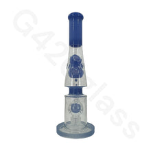 Load image into Gallery viewer, Blue gorgeous bong glass water pipes
