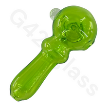 Load image into Gallery viewer, 4 Inch Solid Color Hand Pipe | G420glass Spoon Pipe
