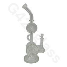 Load image into Gallery viewer, 15 Inch LOOKAH Transparency Water Pipe | Glass Bong
