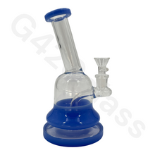 Load image into Gallery viewer, 7 Inch Straight Neck Mini Water Pipe / Dab Rigs / Straight Bongs | Water Bongs
