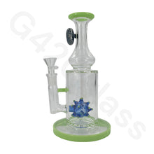 Load image into Gallery viewer, 8 Inch Covid-19 Virus Filter Water Pipe | Glass Hookah Bong
