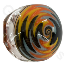 Load image into Gallery viewer, 4 Inch Colorful Swirl Style Heady Spoon Hand Pipes | Matchable Head &amp; Mouth Pattern

