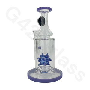 8 Inch Covid-19 Virus Filter Water Pipe | Glass Hookah Bong