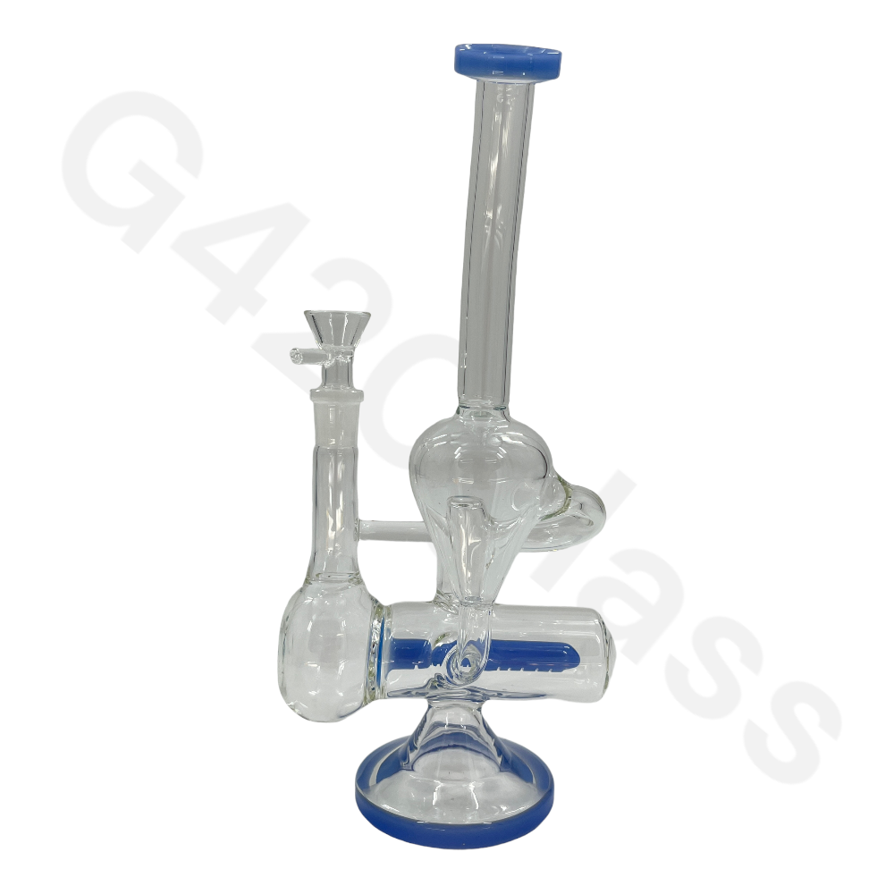 10 Inch Old Style Recycler Rig Ice Bong | Water Pipe