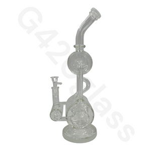 15 Inch LOOKAH Transparency Water Pipe | Glass Bong