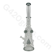 Load image into Gallery viewer, 21 Inch The LOOKAH Glass Monster Quad Pipe | Bongs
