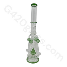 Load image into Gallery viewer, 21 Inch The LOOKAH Glass Monster Quad Pipe | Bongs
