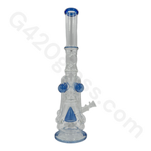 Load image into Gallery viewer, 21 Inch The LOOKAH Glass Monster Quad Pipe | Bongs
