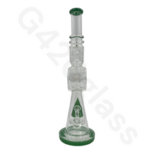 Load image into Gallery viewer, 17.3 Inch LOOKAH Conical Megacomplex Glass Bong | Water Pipes
