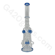 Load image into Gallery viewer, 21 Inch The LOOKAH Glass Monster Quad Pipe | Bongs

