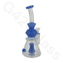 Load image into Gallery viewer, 9 Inch Water Pipe Glass Bongs Oil Rigs Multi Filter Bong Hookah Pipe
