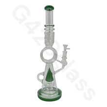 Load image into Gallery viewer, 17.3 Inch LOOKAH Conical Megacomplex Glass Bong | Water Pipes
