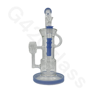 12 Inch Complicated Water Pipe Recycler Hookah Glass Bongs Oil Rigs Multi Filter Bong