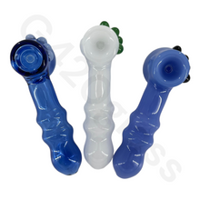 Load image into Gallery viewer, 5 Inch Heavy Duty Hammer Hand Pipes with Colorful Beads | Spoon Pipe
