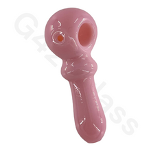Load image into Gallery viewer, 4 Inch Solid Color Hand Pipe | G420glass Spoon Pipe
