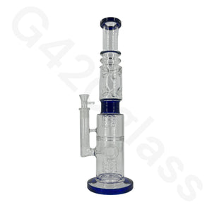 18 Inch Lookah Glass Monster Triple Chamber Pipe |  Big Bong