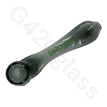 Load image into Gallery viewer, T Black Glass Pipe
