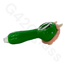 Load image into Gallery viewer, 5 Inch 3D Scary Heady Hand Pipes | Multiple Styles Available
