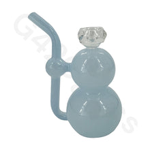 Load image into Gallery viewer, blue gorgeous smoking hand pipe
