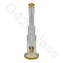 Load image into Gallery viewer, 18 Inch Lookah Glass Monster Triple Chamber Pipe |  Big Bong
