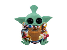 Load image into Gallery viewer, Cute yoda silicone pipe
