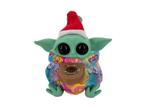 1set Baby Yoda Silicone Pipe Glass Bowl Star Wars Collectable Colorful Pattern with Lid