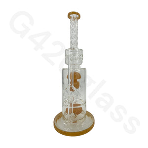 13 Inch Heavy Duty Jelly Fish Water Pipe Mini Bubbler Glass Bongs Oil Rigs