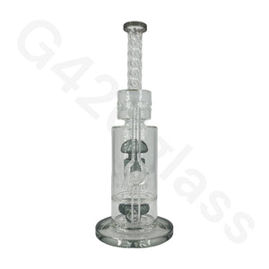 Glass hookah pipe