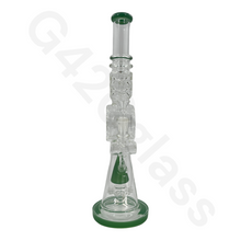 Load image into Gallery viewer, 17.3 Inch LOOKAH Conical Megacomplex Glass Bong | Water Pipes
