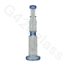 Load image into Gallery viewer, Blue Bong Big Bong Triple Chamber
