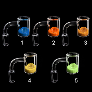 14mm Male 90 Degree Thermochromic Thermal Quartz Banger