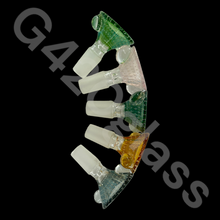 Load image into Gallery viewer, G420glass Slime Funnel Bowl with ear beads ｜ 14MM Male
