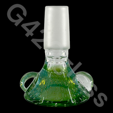 Load image into Gallery viewer, G420glass Slime Funnel Bowl with ear beads ｜ 14MM Male
