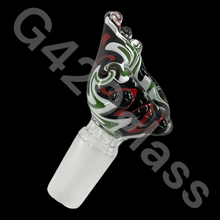 Load image into Gallery viewer, 1 Piece Colorful Pattern Glass Bowl | 14mm Male Bowl
