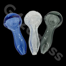 Load image into Gallery viewer, 4 Inch Bubble Matrix Spoon Smoking Pipes  | Colors Vary
