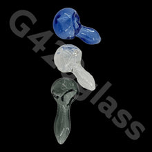Load image into Gallery viewer, 4 Inch Bubble Matrix Spoon Smoking Pipes  | Colors Vary
