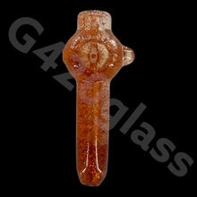 Load image into Gallery viewer, 4 Inch G420glass Freezable Glycerin Glitter Spoon Pipe | Colors Vary
