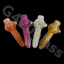 Load image into Gallery viewer, 4 Inch G420glass Freezable Glycerin Glitter Spoon Pipe | Colors Vary
