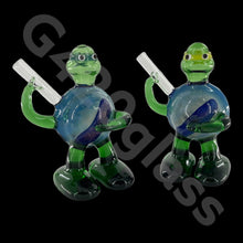 Load image into Gallery viewer, 4 inch Ninja Turtle Glass Pipe | Spoon Hookah Pipe Tobacco
