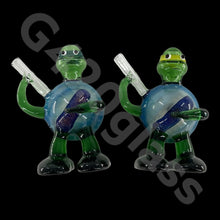 Load image into Gallery viewer, 4 inch Ninja Turtle Glass Pipe | Spoon Hookah Pipe Tobacco
